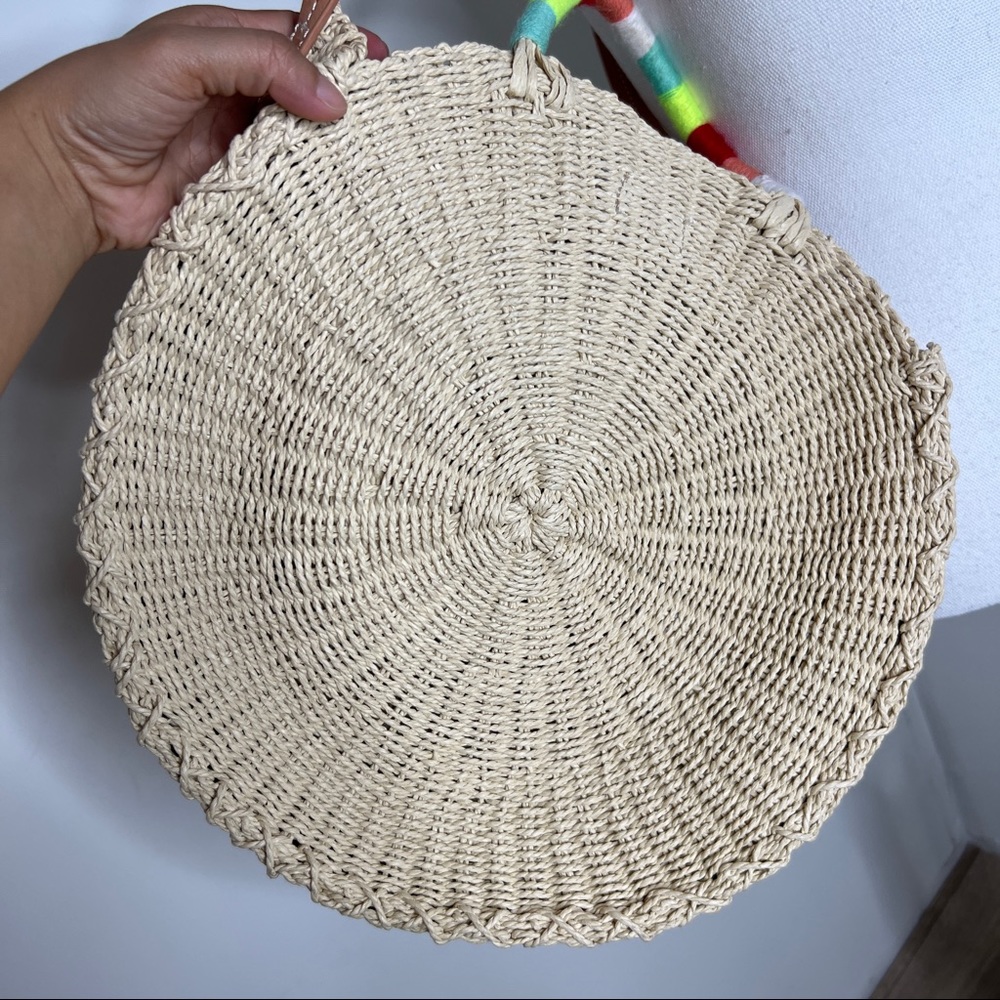 J.Crew Round Straw Crossover Bag NWT - Picture 12 of 12